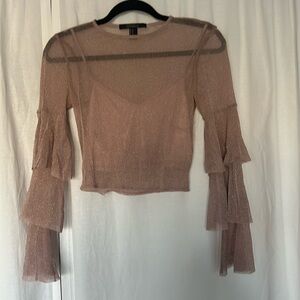 Sparkly pink fun top